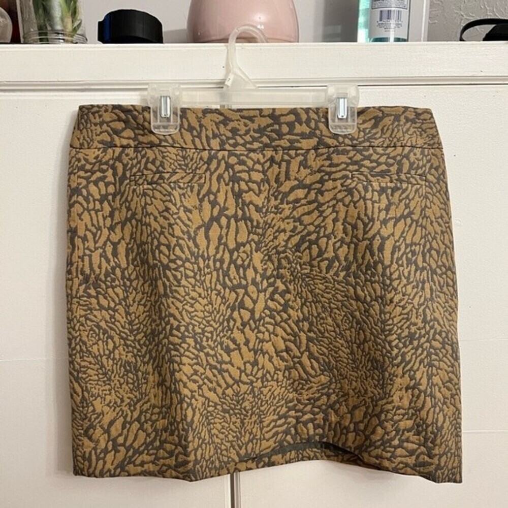 Loft Animal Print mini skirt